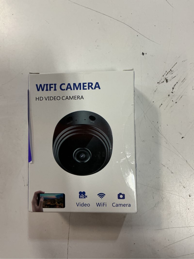 Condition photo showing New/Like New for 2025 upgraded small camera wireless indoor - wifi small cameras wireless - 1080p hd home security camera vision (black)