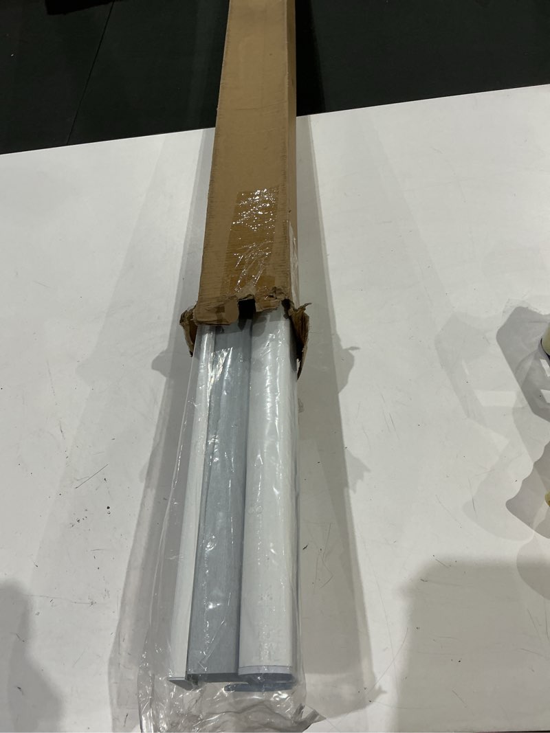Condition photo showing Good Condition for joydeco no tools no drill window blinds for indoor windows, blackout shades cellular shades cordless, no drill blinds for windows, window shades for home, bedrooms, doors (white, 63" w x 96" h) white - no drill design 63"w x 96"h