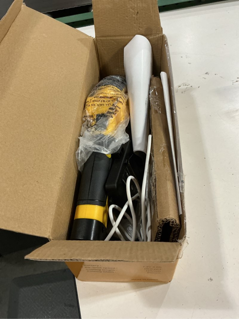 Condition photo showing Good Condition for 20v cordless grass shear & shrubbery trimmer 2-in-1 handheld hedge trimmer with 2.0ah battery and fast charger, small electric bush trimmer for garden, yard, lawn maintenance mustard
