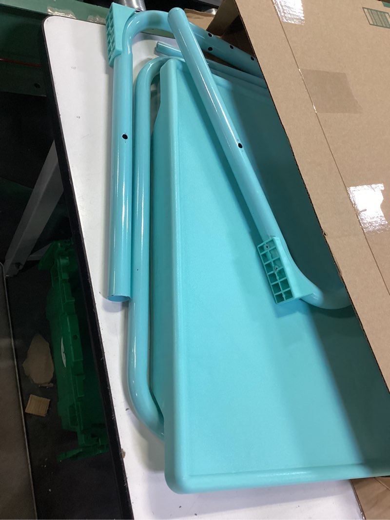 Condition photo showing Good Condition for Adjustable TV Tray Table - TV Dinner Tray on Bed & Sofa, Comfortable Folding Table with 6 Height & 3 Tilt Angle Adjustments (Azure)