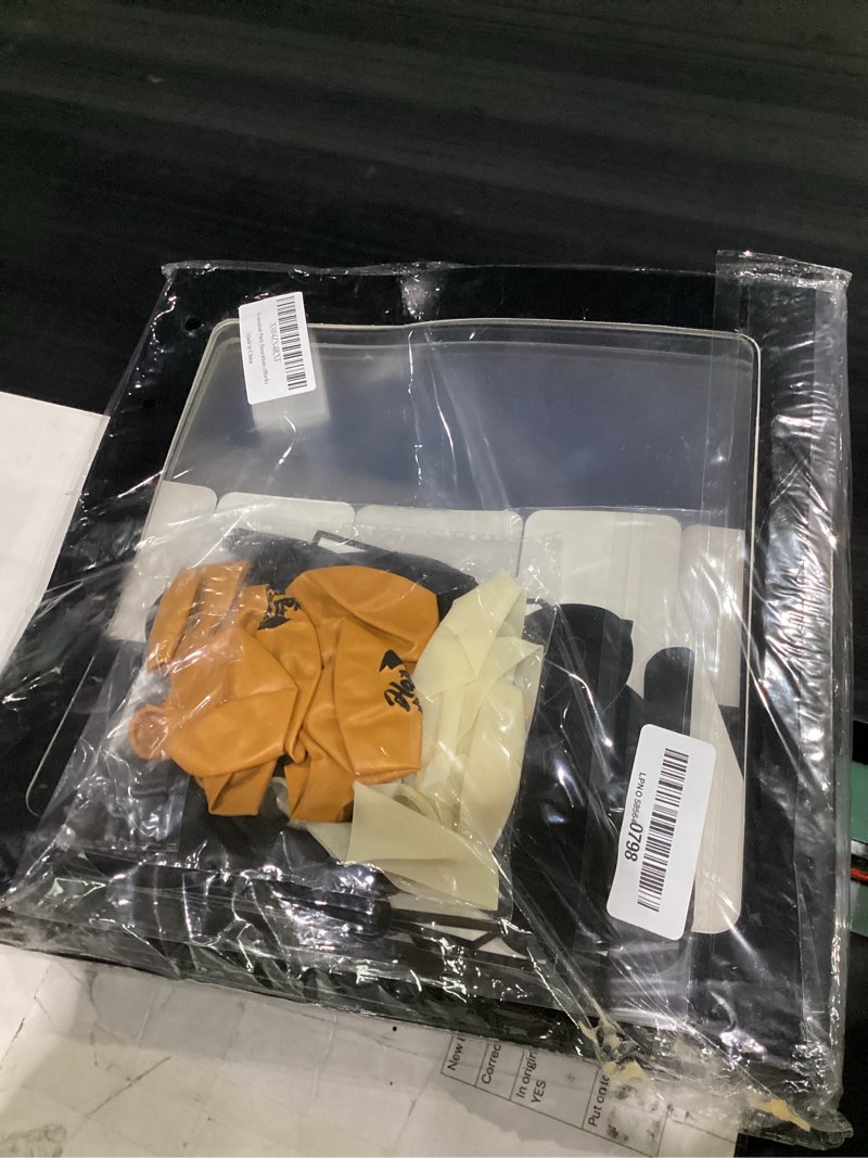 Condition photo showing Good Condition for 2026 graduation decorations 4 grad balloon boxes with letters 2026 grad & so proud of you and 18pcs balloons graduation party decorations (black)