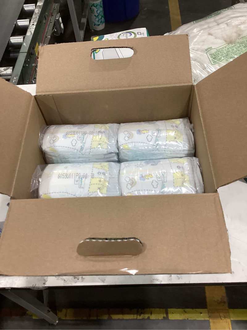 Condition photo showing New/Like New for pampers swaddlers diapers, size 0 (up to 10 lbs), 140 count, absorbent, keeps baby dry and comfortable, skin safe disposable baby diaper (packaging may vary) newborn 140