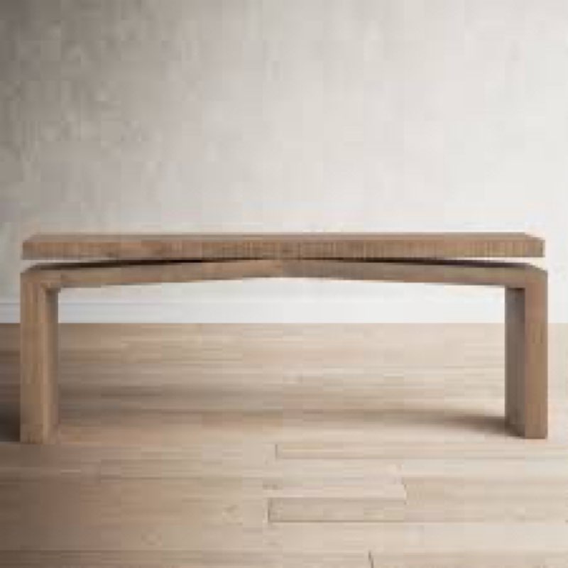 henn solid wood console table