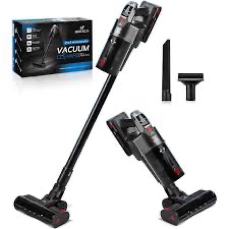 BRITECH Cordless Lightweight Stick Vacuum Cleaner, 500W Motor for Powerful Suction 40min Runtime, LE
