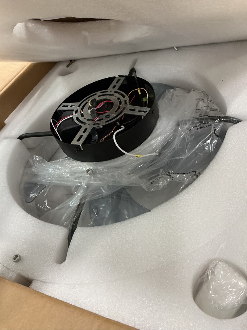 Condition photo showing New/Like New for Crystal Ceiling Fans with Lights, 21" Fandelier Ceiling Fan with Light and Remote 6-Speed Wind, Dimmable LED, Chandelier Ceiling Fan for Bedroom Dining Room Living Room Nickel - 21 Inch