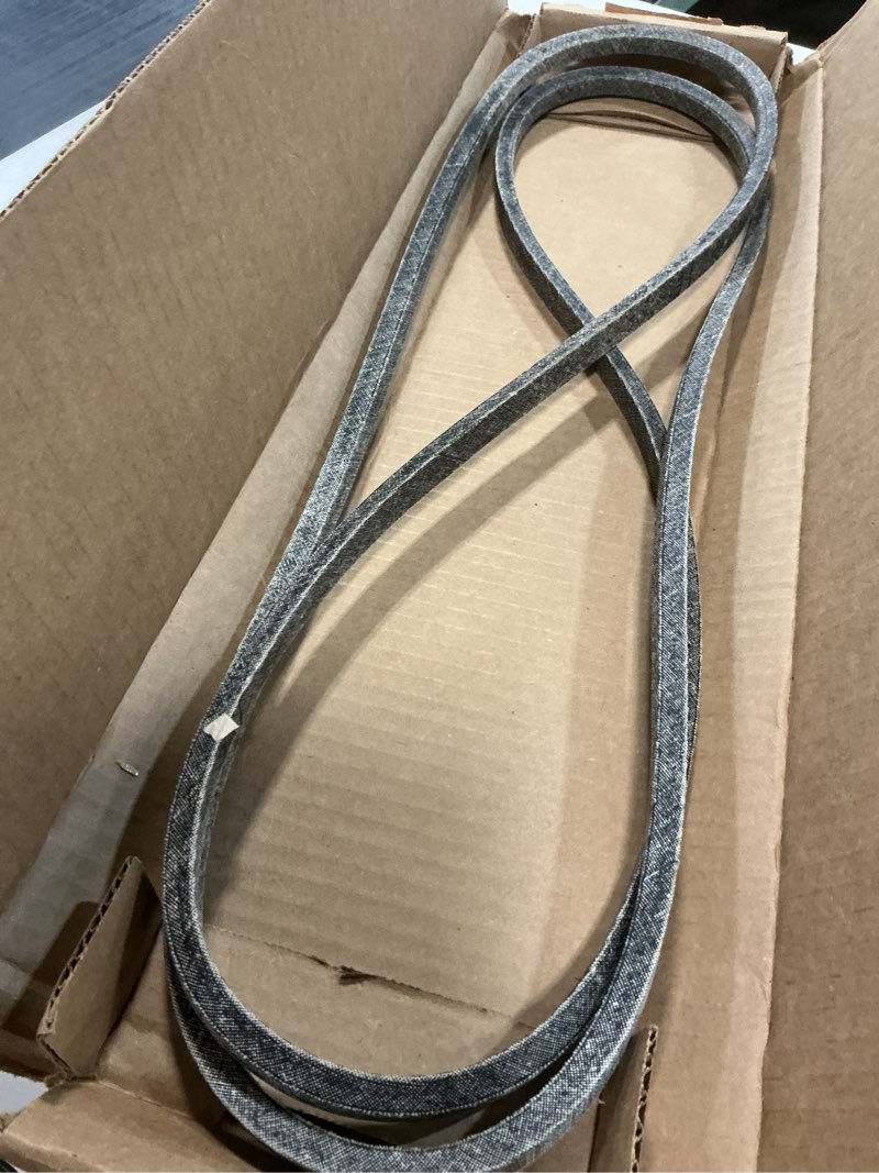 Condition photo showing As Is for Maxpower 347655B Premium Belt Reinforced with Kevlar Fiber Cords, 5/8" x 110"