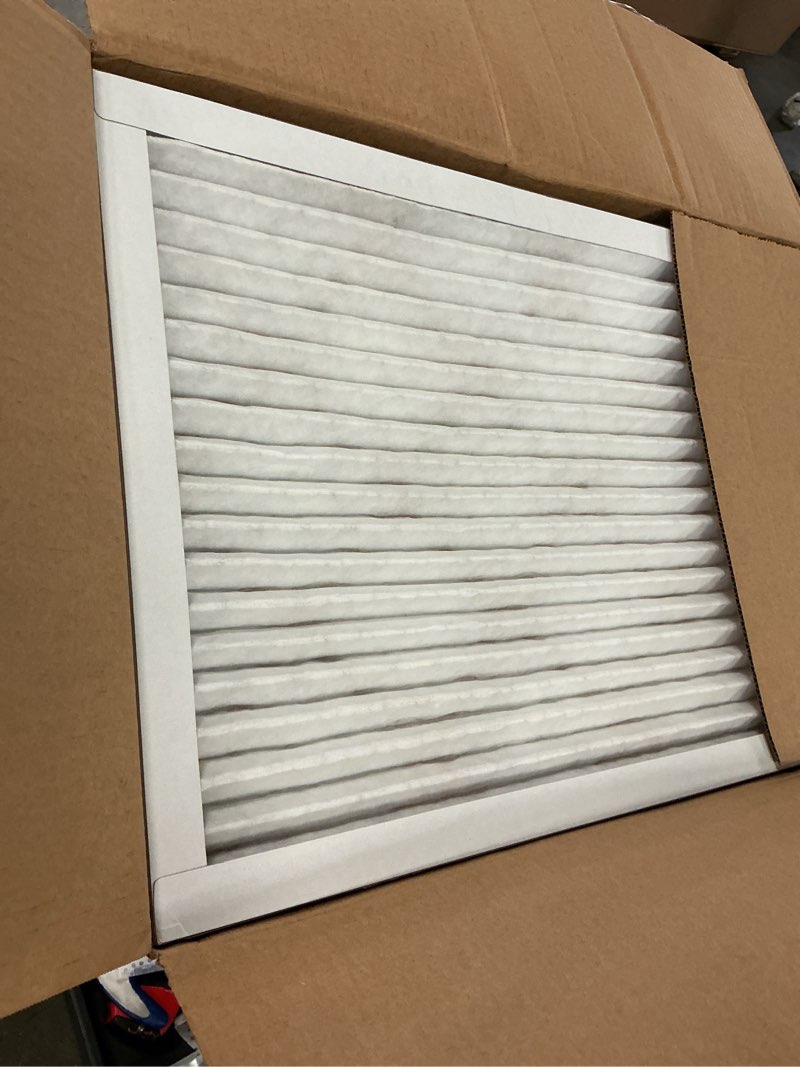 Condition photo showing Good Condition for amazon basics 16x25x1 air filter 6-pack, merv 11 electrostatic ac furnace filters for allergies, captures dust and pollen (actual size: 15.75" x 24.75" x 0.75") 16x25x1 merv 11