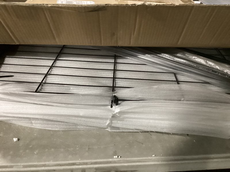 Condition photo showing Good Condition for garden fence 12 panel with gate - 30in h x 23.6ft l, no dig rustproof metal tall animal barrier for dogs rabbits, decorative outdoor border for yard, patio, and flower beds 12 pack with lock-30 in(h) x 23.6 ft(l)