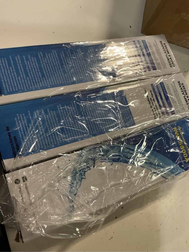 Condition photo showing Good Condition for icepure replacement for frigidaire eptwfu01 ewf02, pure source ultra ii, rwf5800a, puresource ultra 2, scwftcto, gp006, eptwfuo1, mr022, jo22, bo022, th-01, de022, 1007 refrigerator water filter 3pack chlorine, odor removal 3 count (pack of 1)