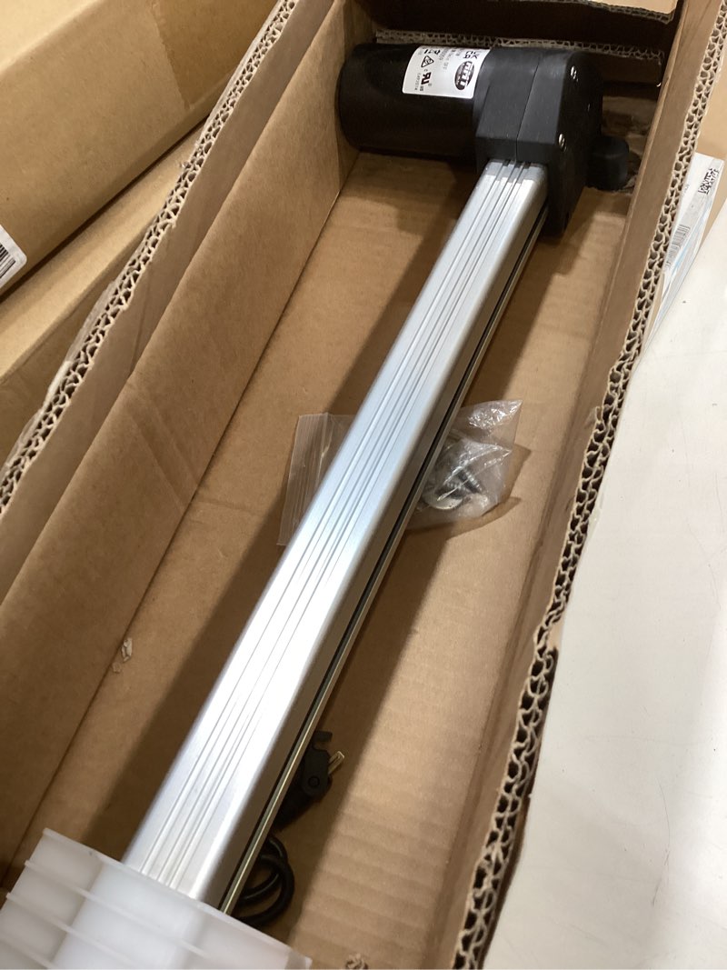 Condition photo showing Good Condition for rmt linear actuator model r8123 r812302040333 power recliner lift chairs motor replacement with screws and nuts
