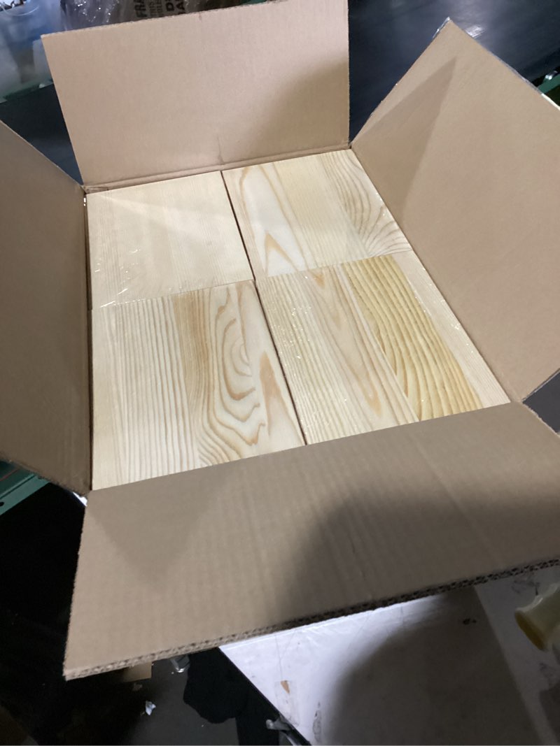 Condition photo showing New/Like New for 12 pcs 9.5'' small wooden crate for storage easter unfinished wood crate bulk decorative display storage box natural bin closet organized for kitchen office home rustic