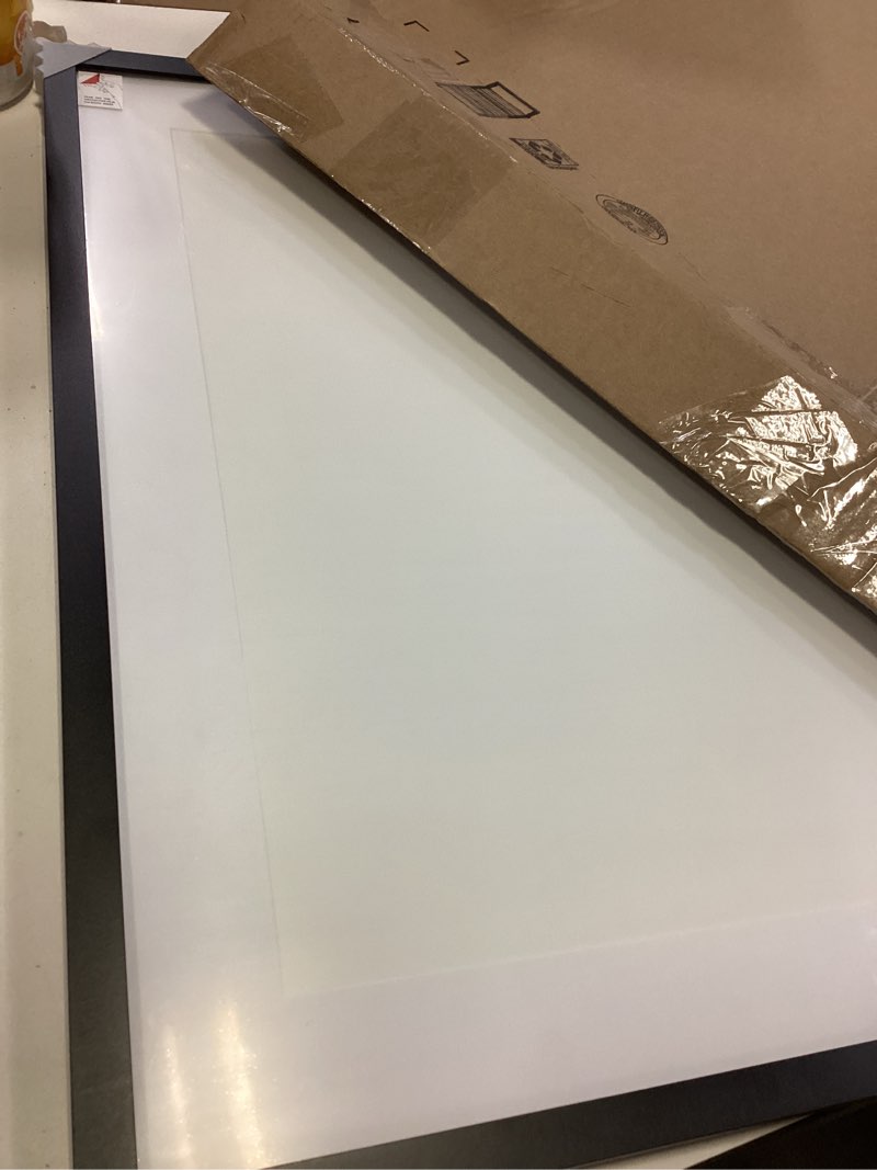 Condition photo showing As Is for 20x24 Black Picture Frame Mat for 16x20 Photo or 20x24 without mat- Wall Mounting Picture Frame for Horizontal and Vertical Wall Hanging