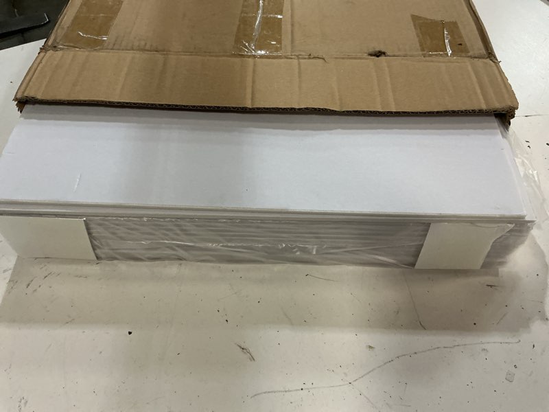 Condition photo showing Good Condition for myfamirea 12 pack white foam board 18" x 24", 3/16" (5mm) thick board poster acid-free foam core, double sided foamboard sheets for projects, art, craft, presentations and wedding signage 18x24" - 12p white
