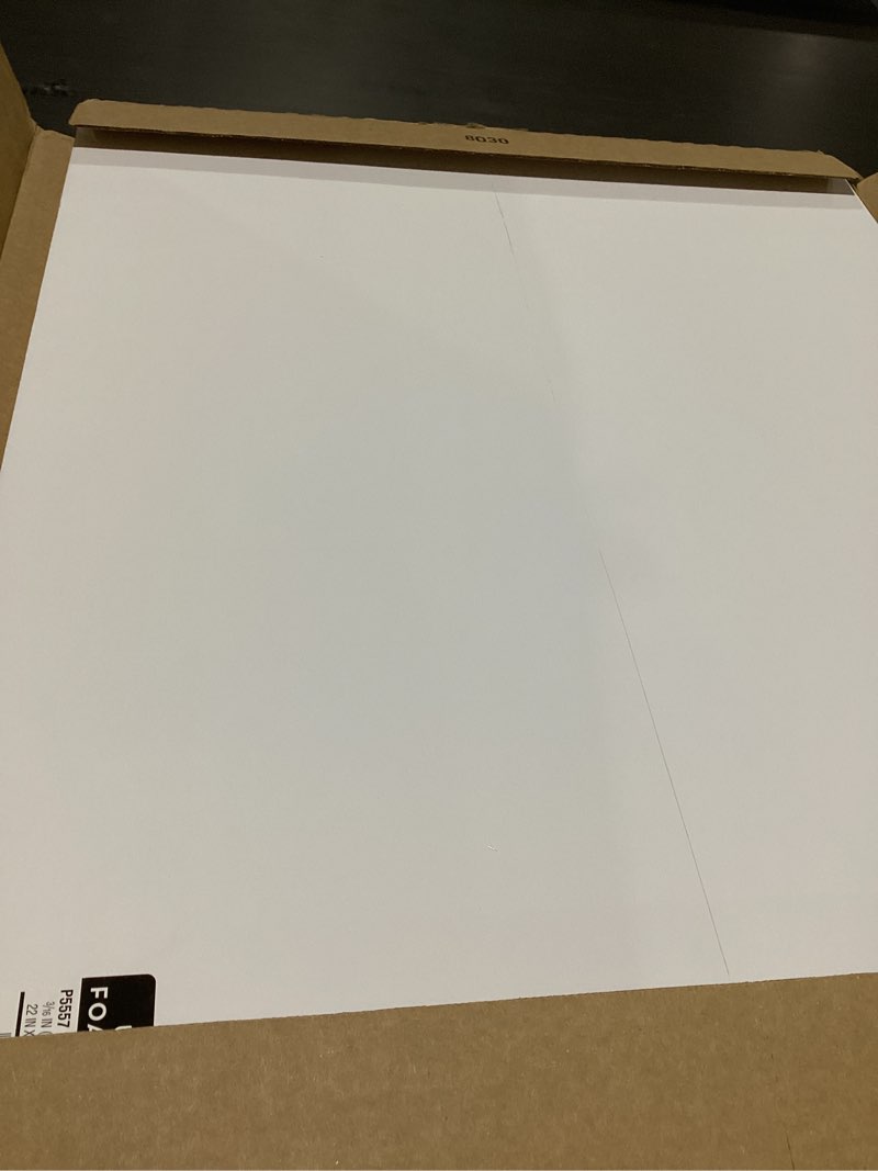 Condition photo showing As Is for Pacon® Original Foam Core Graphic Art Board  22  x 28   White  Carton Of 5