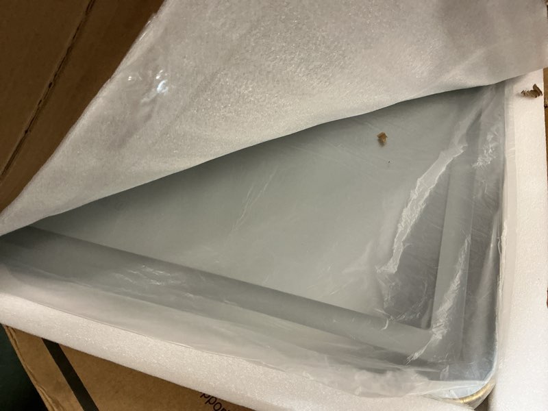 Condition photo showing Good Condition for ROLOVE Gold Vanity Mirror with Lights, 32" x 22" Large Lighted Vanity Mirror with Dimmable 3 Modes, 