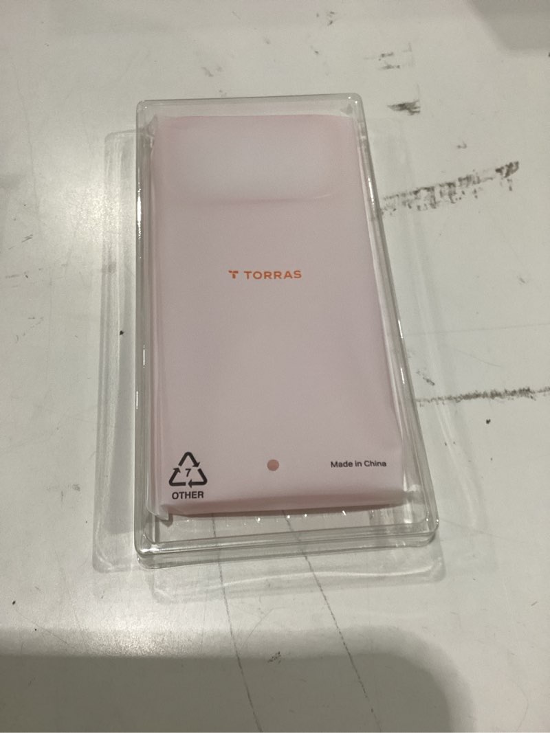 Condition photo showing New/Like New for torras for iphone 17 pro max case crystal pink, [anti-yellowing][military-grade protection], ultra slim anti-scratch back, soft bumper, non-slip protective phone cover, pink 6.9" clear pink for iphone 17 pro max