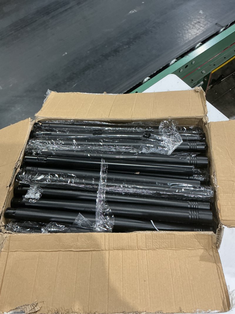 Condition photo showing As Is for goovilla room divider for room separation, tension curtain rods no drilling, 4-10ft(h) 28-171inch(w) adjustable temporary privacy wall divider, heavy duty freestanding space partition separator, black 28-171 inch black