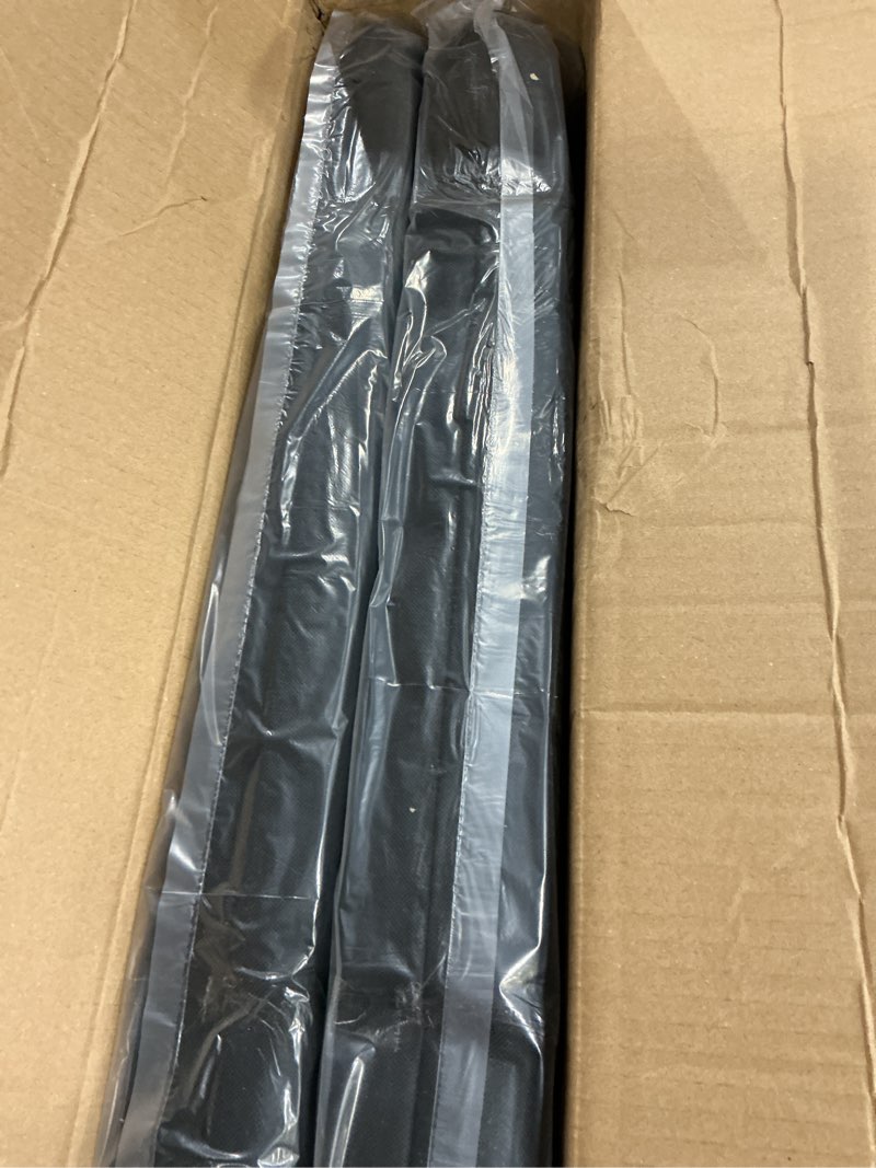 Condition photo showing New/Like New for hoperan 25" 2pcs dual-sided heated stadium seats for bleachers with back support, 3 levels heating stadium seating for bleachers seat with backrest, 5 pockets portable stadium chair for outdoor black 25"