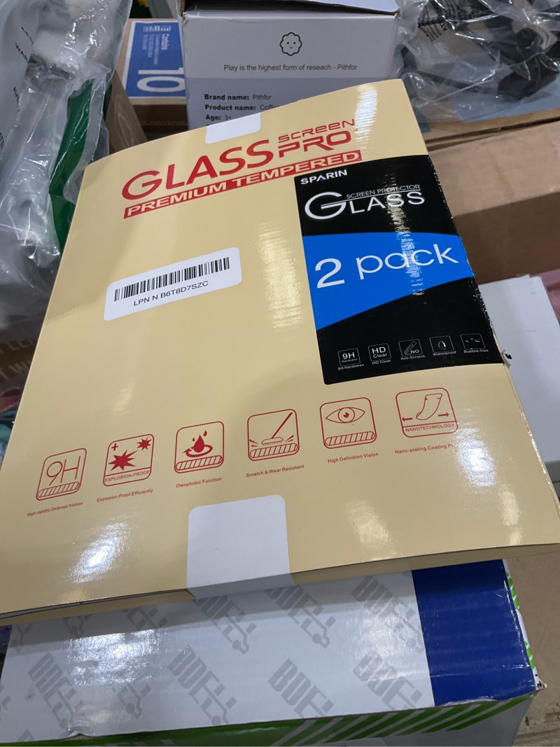 Condition photo showing As Is for SPARIN Screen Protector for iPad A16 2025 11th (11 Inch) /10th Generation 2022 (10.9 Inch), 2 Pack Tempered Glass for iPad 11/10 Gen, Case Friendly, Anti-Scratch, Touch Sensitive iPad A16 11th/10th