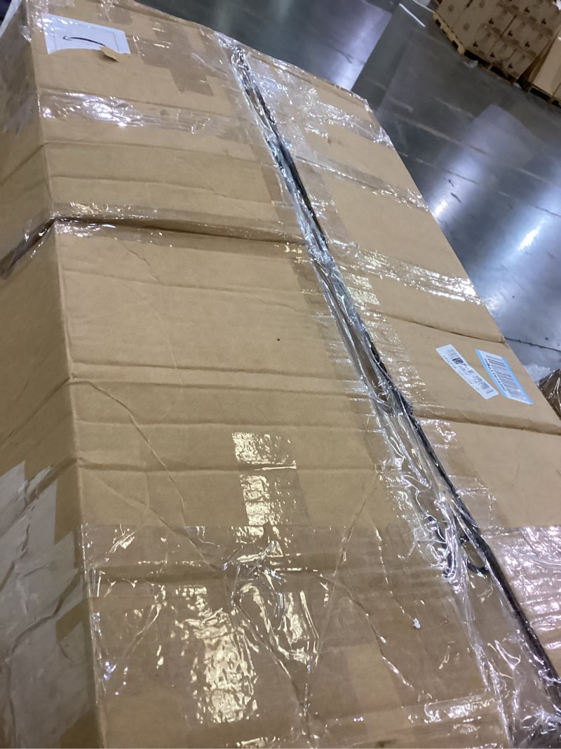 Condition photo showing As Is for Bean Bag Chair for Adults, 4FT High-Rebound Memory Foam Bean Bag Sofa with Removable Cover, Oversized Bean Bag Couch for Gaming, Reading, and Relaxation, Black Black 4 feet