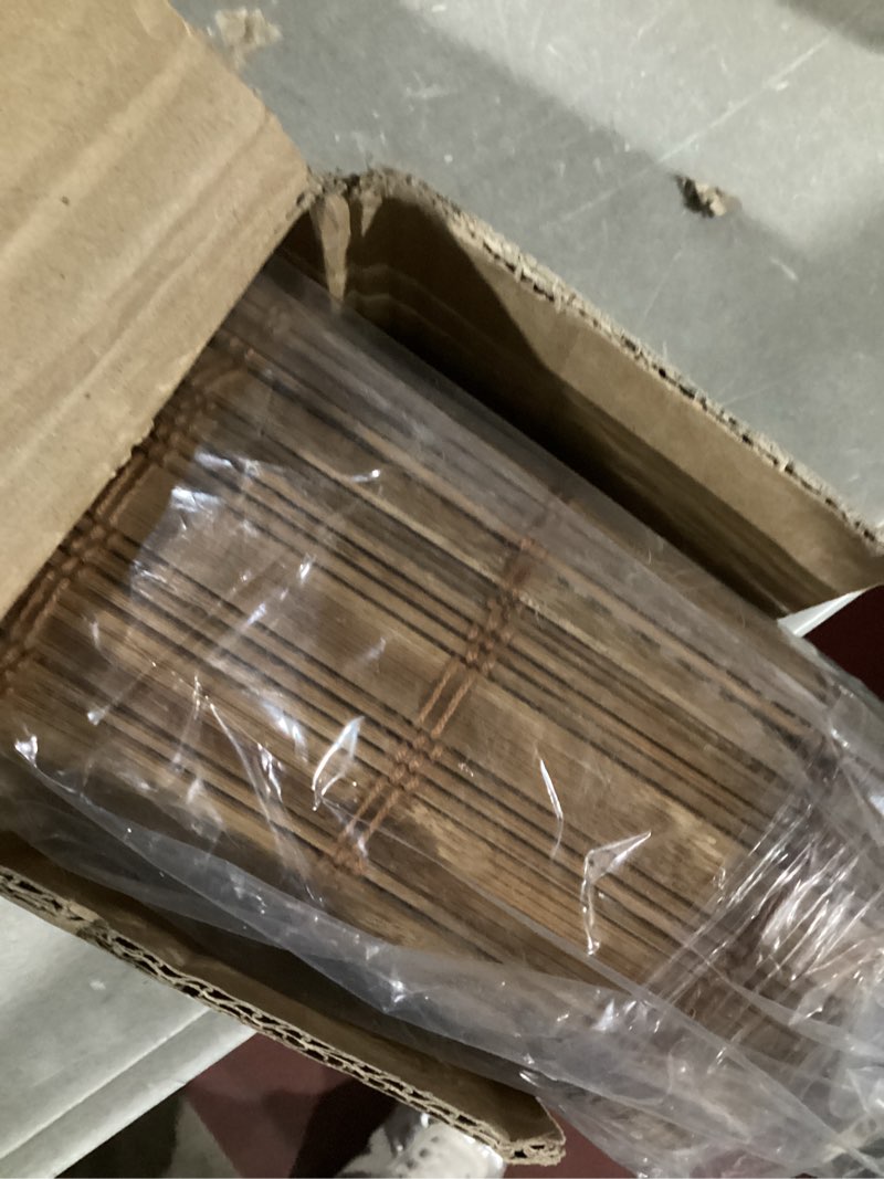 Condition photo showing Good Condition for CHICOLOGY Bamboo Roman Shades - Customer Favorite Light Filtering Blinds for Windows, Premium Quality, Ideal for Home, Squirrel Brown, 30" W X 64" H 30"W x 64"H Squirrel