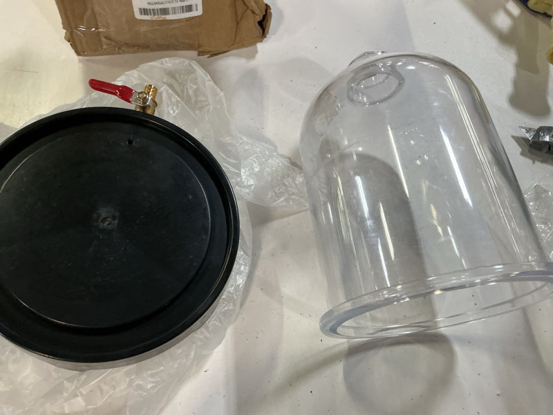 Condition photo showing Good Condition for hilitand vacuum bell jar, classroom laboratory vacuum bell jar vacuuming demonstration hood teaching tools, vacuum chambers, hilitand8yf6mevd79