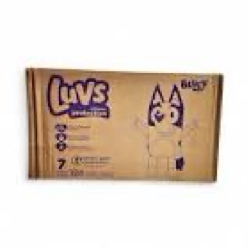 luvs platinum protection disposable baby diapers (size 7) - bluey - 124 count