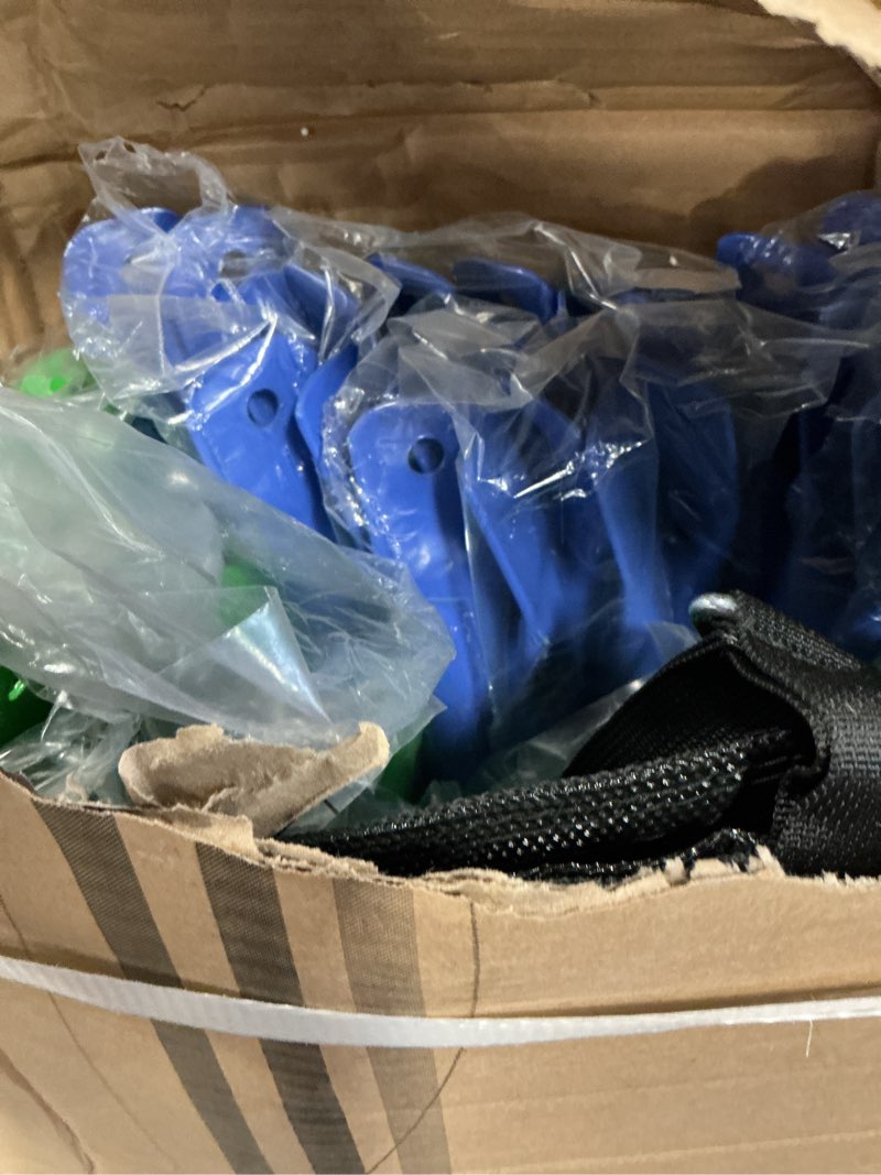 Condition photo showing New/Like New for 10FT Geometric Dome Climber for Kids 3-12 - Heavy Duty 1000LB Capacity Jungle Gym with Hammock & Climbing Grips, Outdoor Backyard Play Equipment, Easy Assembly 10.2