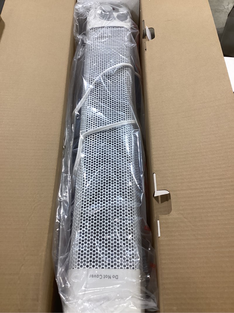 Condition photo showing Good Condition for Comfort Zone 1500W Convection Baseboard Heater with Built-In Thermostat, Overheat & Tip-Over Protection, Dent-Proof Ends, Plug-In Portable, Ideal for Home, Bedroom & Office, White