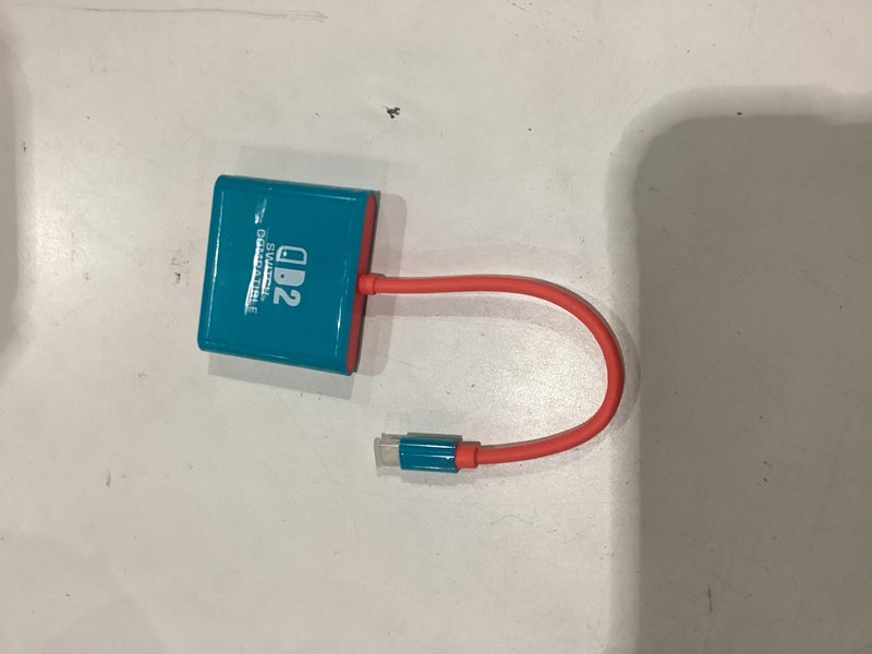 Condition photo showing New/Like New for switch docking station for tv dock station for nintendo switch accessories adapter compatible steam deck/nintendo oled/rog ally/macbook/ipad accessories support 4k/60hz tv mode hdmi usb 3.0 port