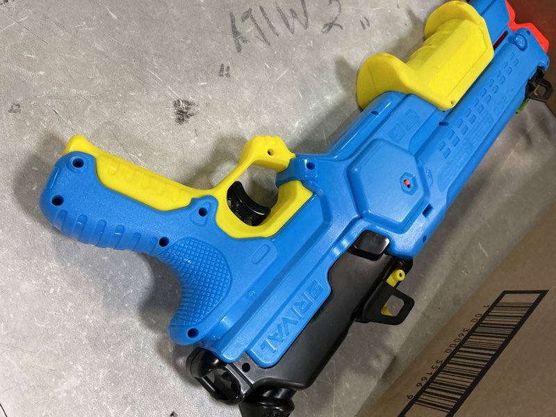 Condition photo showing Good Condition for Nerf Rival Forerunner XXIII-1200 Blaster, 12 Round Capacity, Adjustable Sight