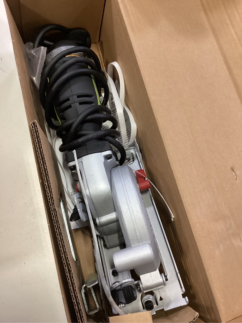 Condition photo showing As Is for rockwell 5 amps 4-1/2 in. corded compact circular saw