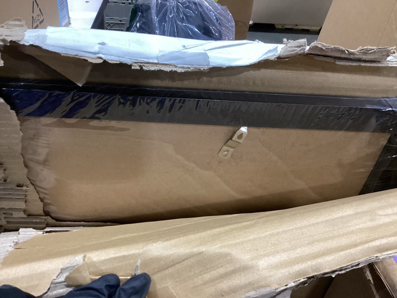 Condition photo showing As Is for 30x40 Picture Frame for Wall Display, 30x40 Black Picture Frame with Shatter Resistant Plexiglass, Stable and Sturdy 30 x 40 Poster Frame for Wall Display, Handpicked Gift Collection, 1 Pack