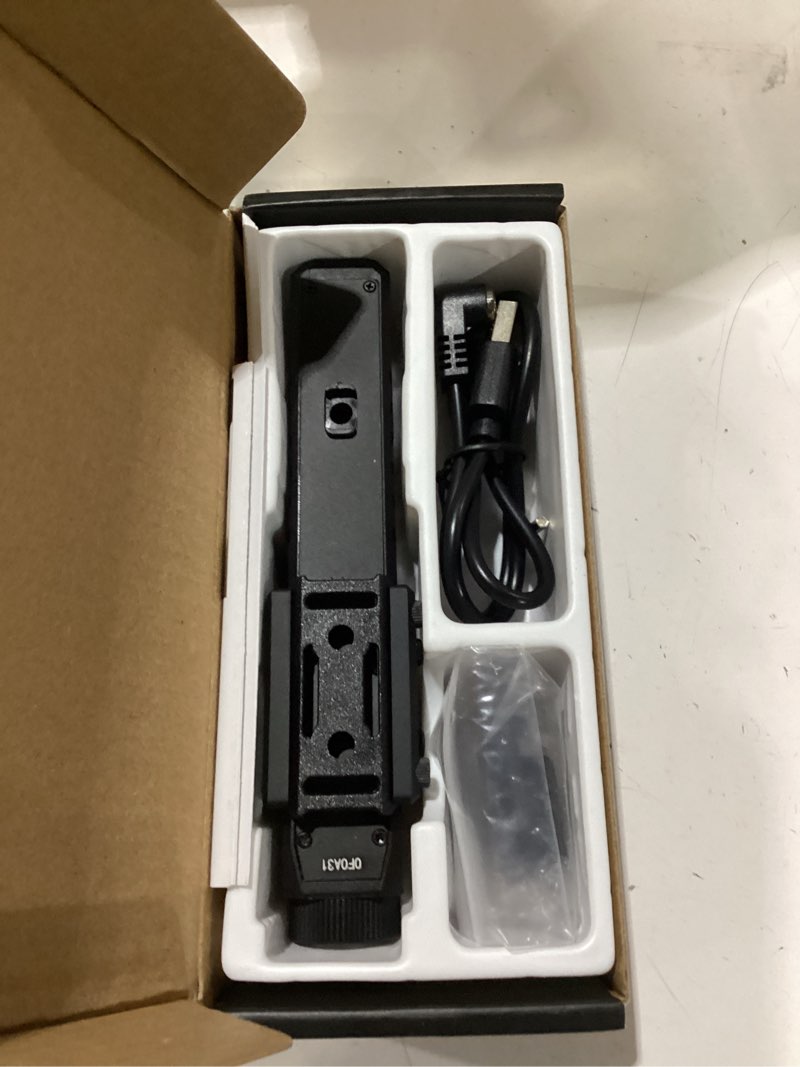 Condition photo showing Good Condition for toughsoul tactical flashlight 1750 lumen picatinny rail mlok mounted with momentary strobe function rifle flashlight (picatinny+mlok) white led