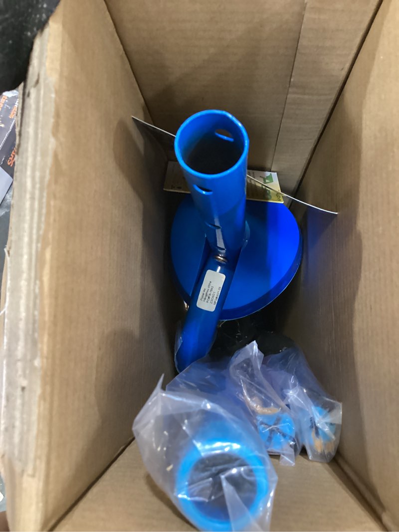 Condition photo showing Good Condition for flybar maverick walking stilts for kids - 5 adjustable height’s, sturdy, easy assembly, wide non-slip rubber bottom tip, foam grips, outdoor toys for kids 5+, 190 lbs blue edge