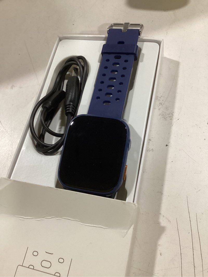 Condition photo showing Good Condition for Smart Watch for Kids with 12 Puzzle Games, 1.83" Fitness Tracker Watch Heart Rate Sleep Monitor, Pedometer, Alarm Clock, Flashlight, Gift for 6-12 Year Old Boys Girls Blue