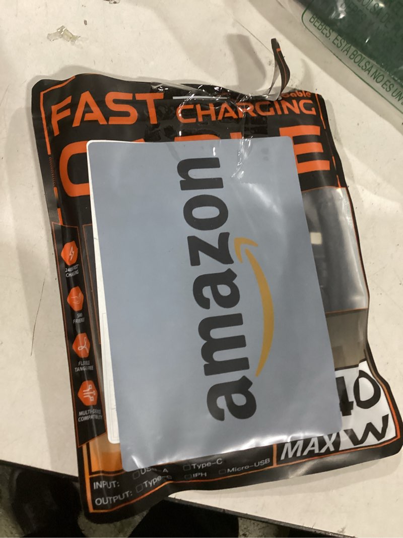 Condition photo showing New/Like New for chubbycable chubby 2.0 usb c 120w fast charging cable silicone soft durable usb c cable extra thick charger cord compatible with iphone 17-15 series ipad, black+black, usb-a to type-c, 13.1ft 13.1ft (4m) usb a-type c black+black