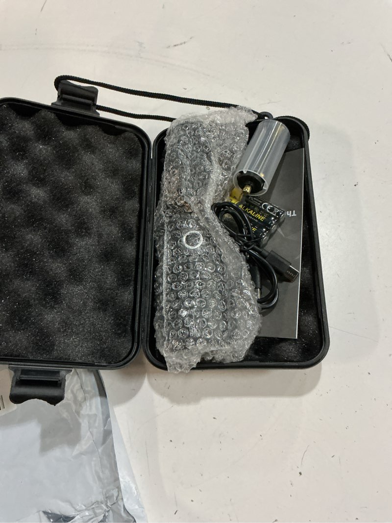 Condition photo showing Good Condition for high power rechargeable flashlight led high lumens, super bright 900000 lumens handheld flash light, powerful emergency linternas, waterproof, long lasting, for hiking camping gift