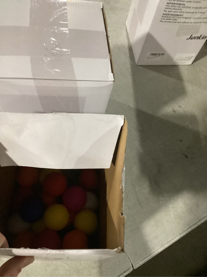Condition photo showing As Is for junkin 80 pcs foam golf balls practice balls realistic feel and flight sport training for indoor or outdoor backyard golf training mixed colors