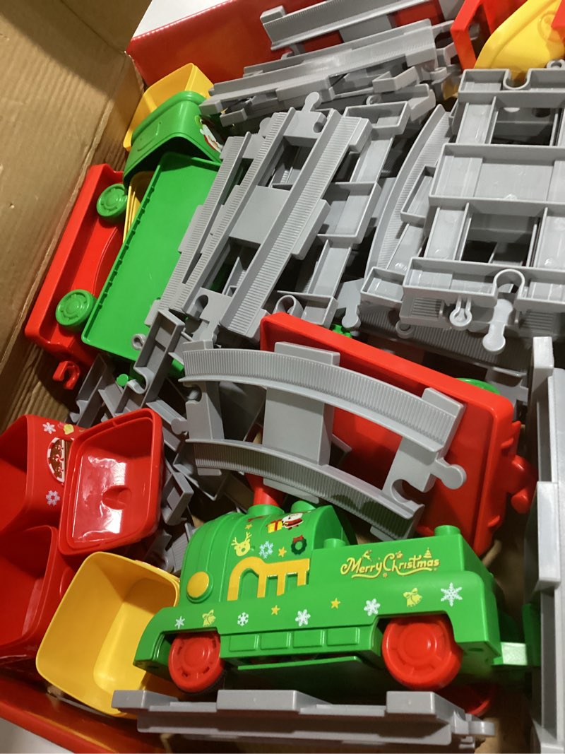 Condition photo showing Good Condition for Toddler Boy Girl Toys 1-2-3, Train Set for Toddlers 2-4 with Music & Light, Toys for 1 2 3 Year Old Boy Girl, Counting Matching Sorting Montessori Learning Toy, 1 2 3 Year Old Boy Girl Birthday Gifts Blue