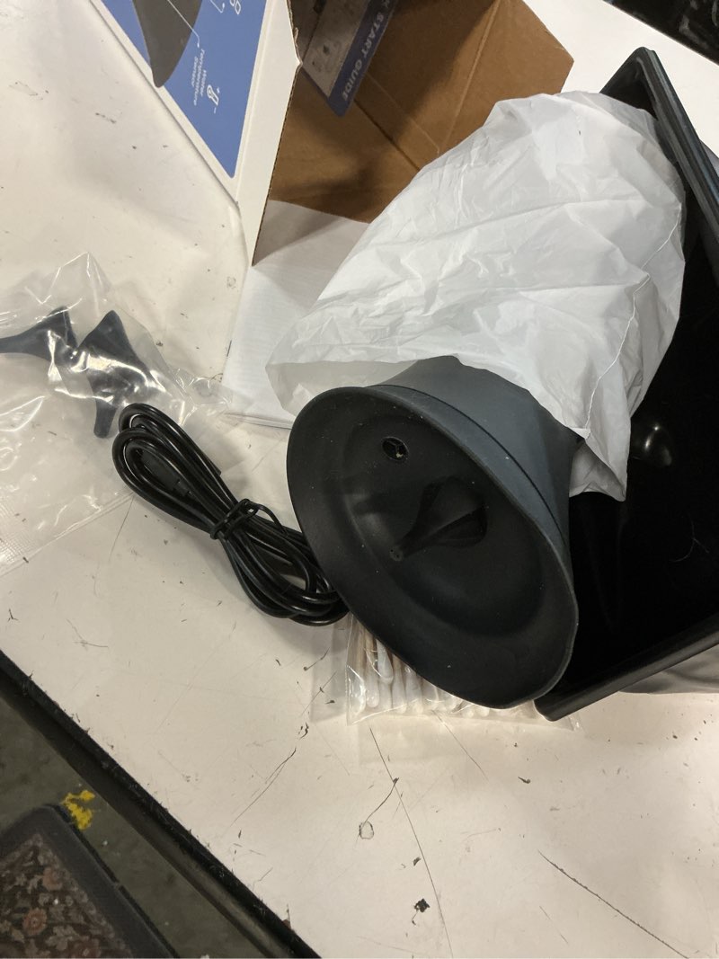 Condition photo showing As Is for kaugic upgraded ear wax removal with one-piece waste tank, safe cleaner with water temperature sensor, effective ear irrigation kit, ipx7, fsa-hsa-eligible, black