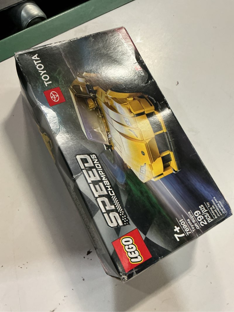 Condition photo showing New/Like New for lego speed champions: toyota gr supra (76901) - new sealed damaged box