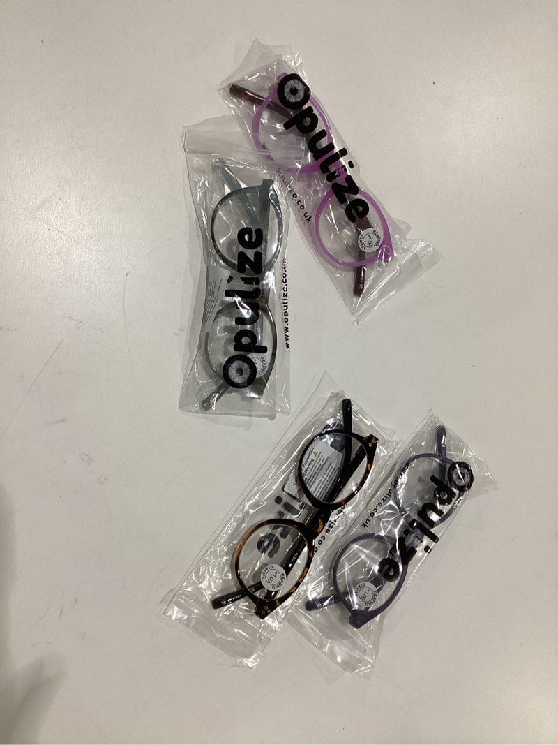 Condition photo showing New/Like New for Przene 4 Pack Blue Light Blocking Reading Glasses,Readers for Women and Men with Spring Hinge Mixed Color-c7 2.0 x