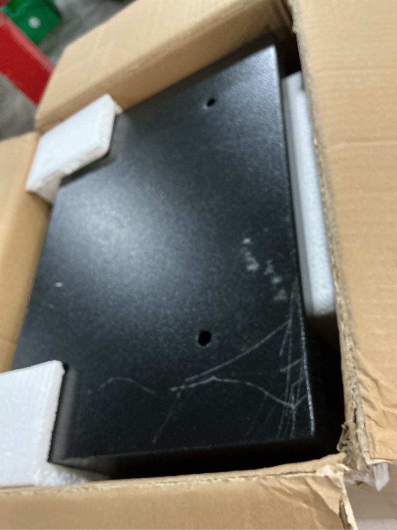 Condition photo showing As Is for 1.2 Cub Small Fireproof Safe for Home, Personal Fire Safe Box with Digital Keypad Key and Removable Shelf, Small Security Box for Money Firearm Medicine Valuables 1.2 CUFT