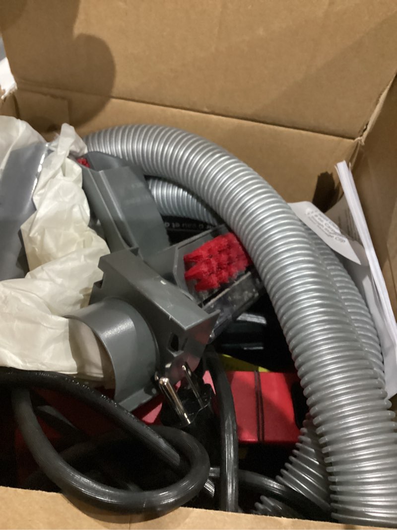Condition photo showing As Is for kenmore kw1050.01 upgrade portable heated carpet & upholstery spot cleaner, 16kpa power suction with versatile tools for pets, area rugs and couches red