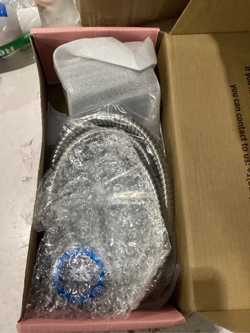 Condition photo showing New/Like New for cobbe ion drops filtered shower head with handheld, high pressure 5 spray mode showerhead with filters, built-in power wash for hard water - remove chlorine - reduces dry itchy skin, gray