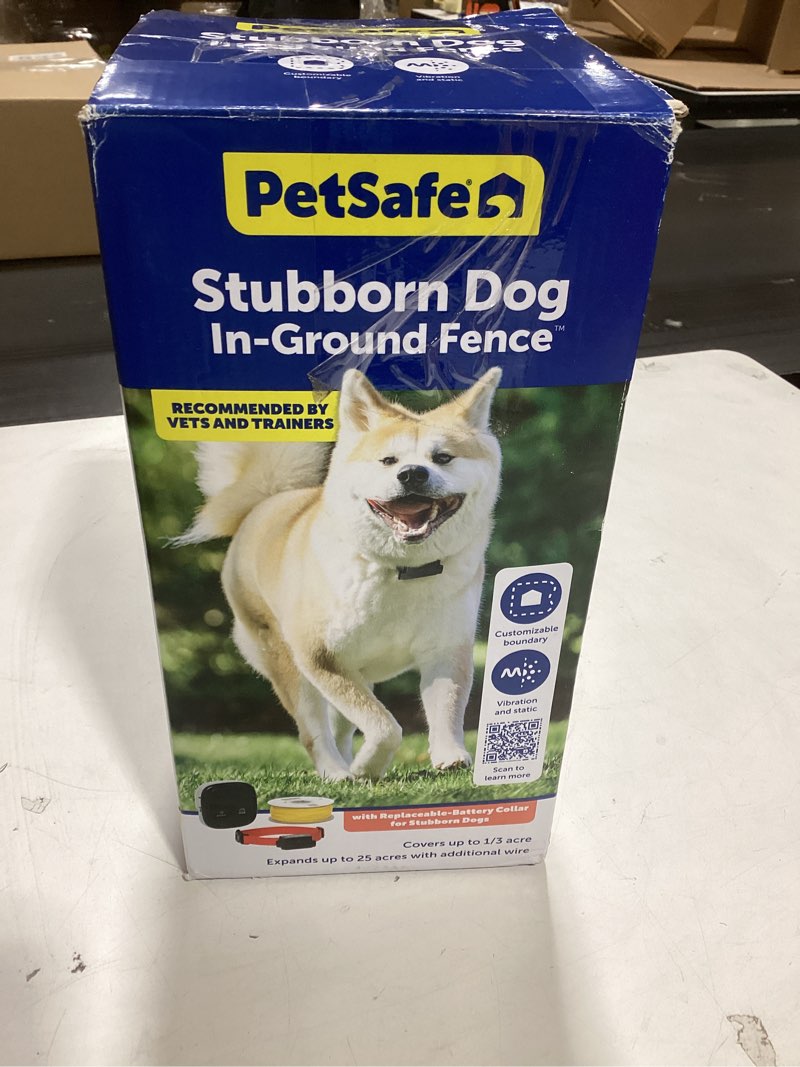 Condition photo showing New/Like New for PetSafe Stubborn Dog In-Ground Fence - Invisible Pet Containment Kit - Covers Up to 1/3 Acre with 50