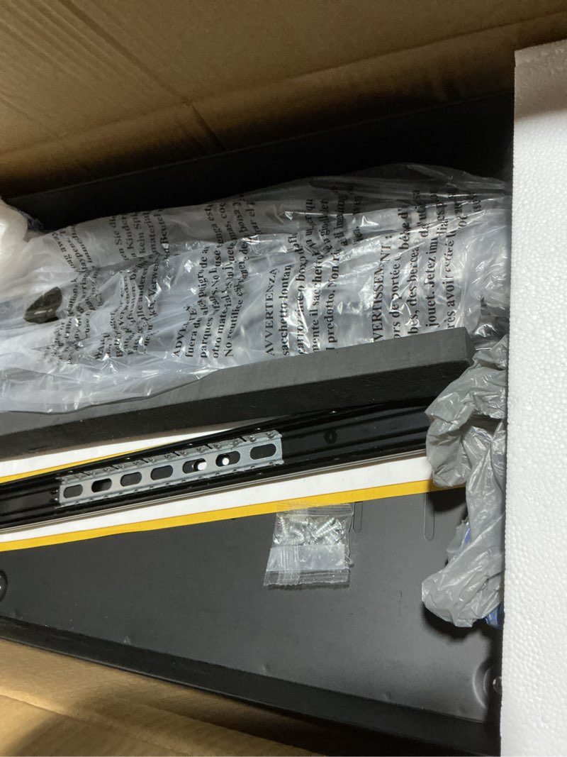 Condition photo showing As Is for Pull out Cabinet Organizer, Expandable(12"-20") Heavy Duty Slide out Drawer Fixed with Adhesive Nano Film for Pots, Roll out Shelf Storage for Kitchen Base Cabinet Organization, Pantry, Bathroom Black 21"D×12"-20"W(1 Pack)