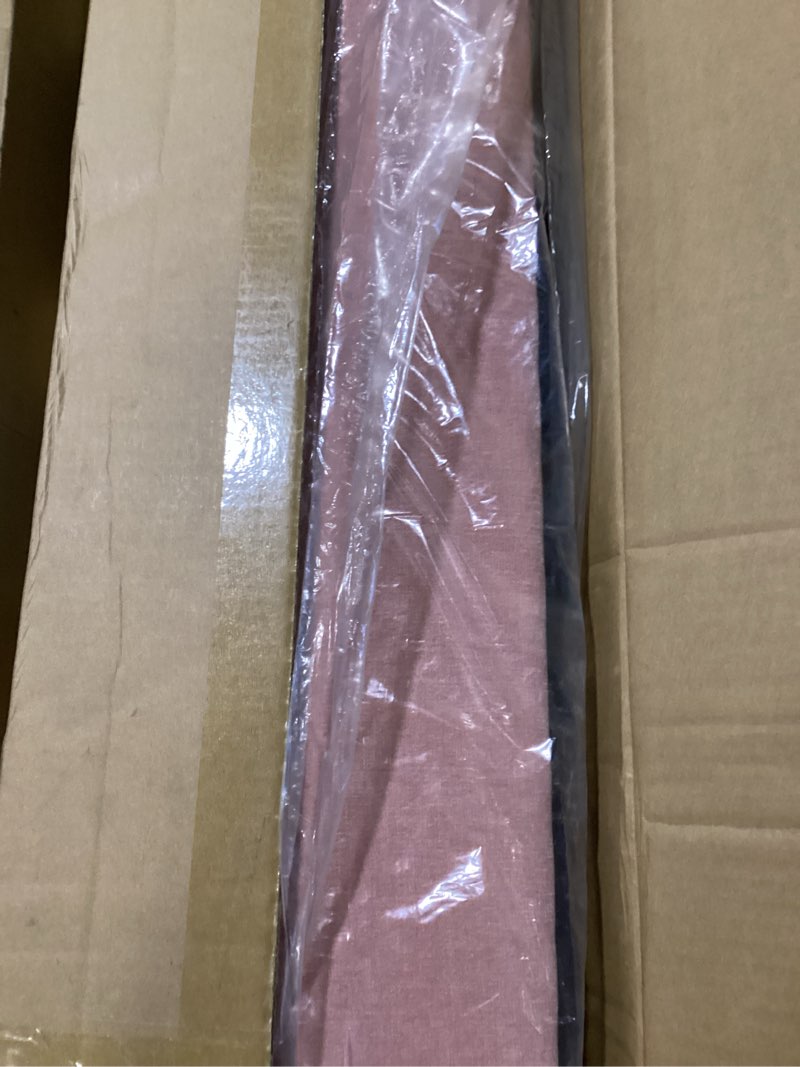 Condition photo showing As Is for (missing parts)moon rose upcycled contract-grade chenille twin bed