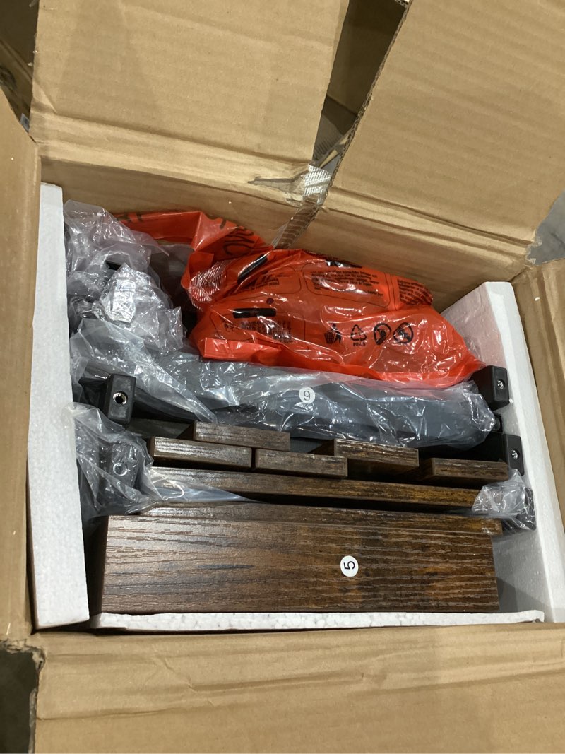 Condition photo showing As Is for FDW Lift Top Coffee Table with Hidden Compartment and Storage Shelf Wooden Lift Tabletop for Home Living Room Reception Room Office,39.4",Brown Brown 39 inch